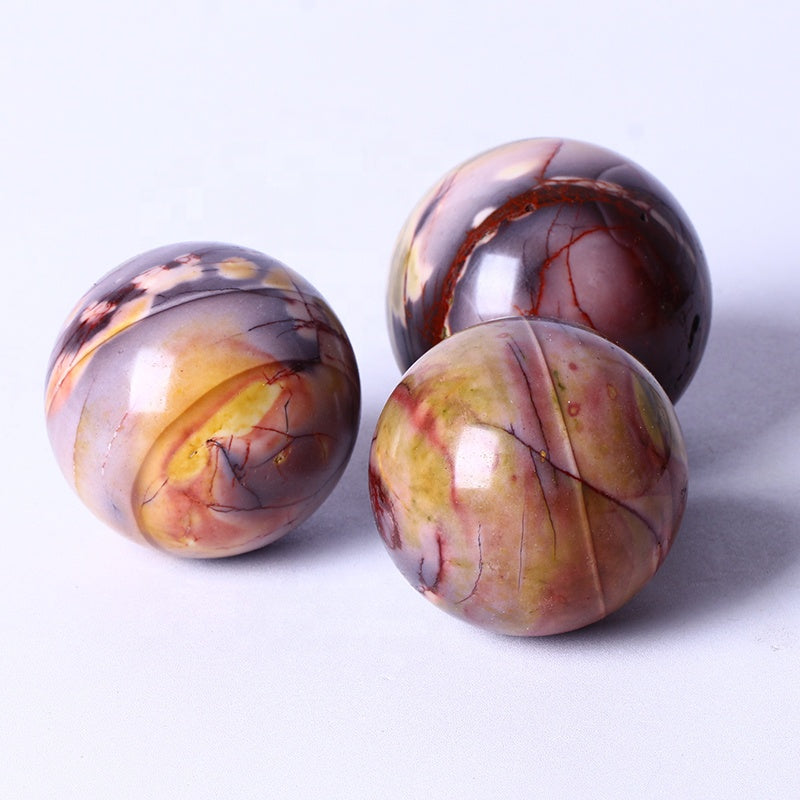 Natural High Quality Wholesale Bulk Natural Quartz Spiritual Healing Gemstone Balls Moonkite Crystal Spheres For Home Decoratio