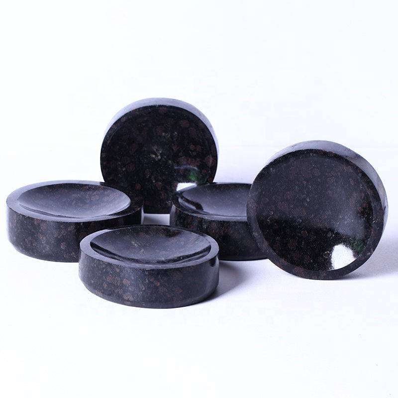 Wholesale Gemstone Hand Carved Healing Pulm Tourmaline Bowl Natural Crystal Bowl For Decoration
