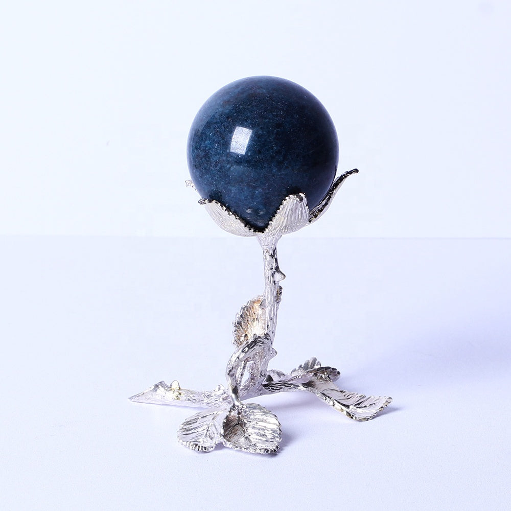 Natural High Quality Healing Gemstone Balls Natural Stone Ruby Kynanite Spheres For Feng Shui Home Decoration