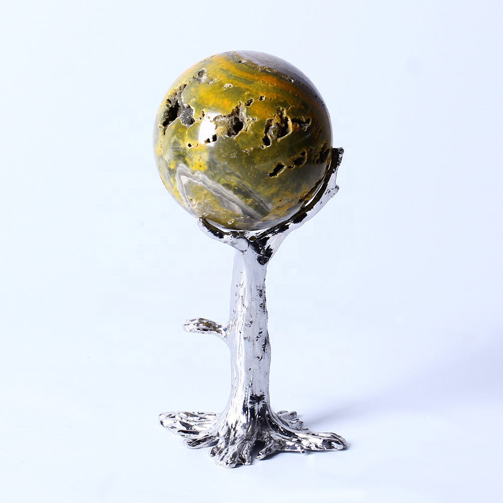 High Quality Wholesale Beautiful Polished Healing Quartz Crystal ball Natural Bumblebee Sphere For Home Decoration
