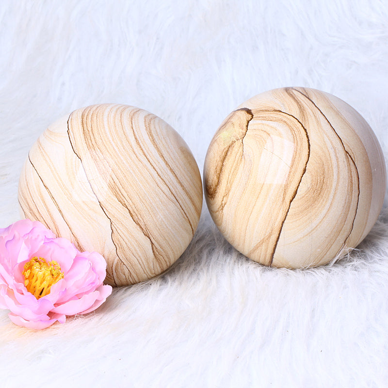 Popular Natural Gemstone Ball Healing Stone Striated Crystal Sphere Serpeggiante Crystal Sphere For Home Decoration