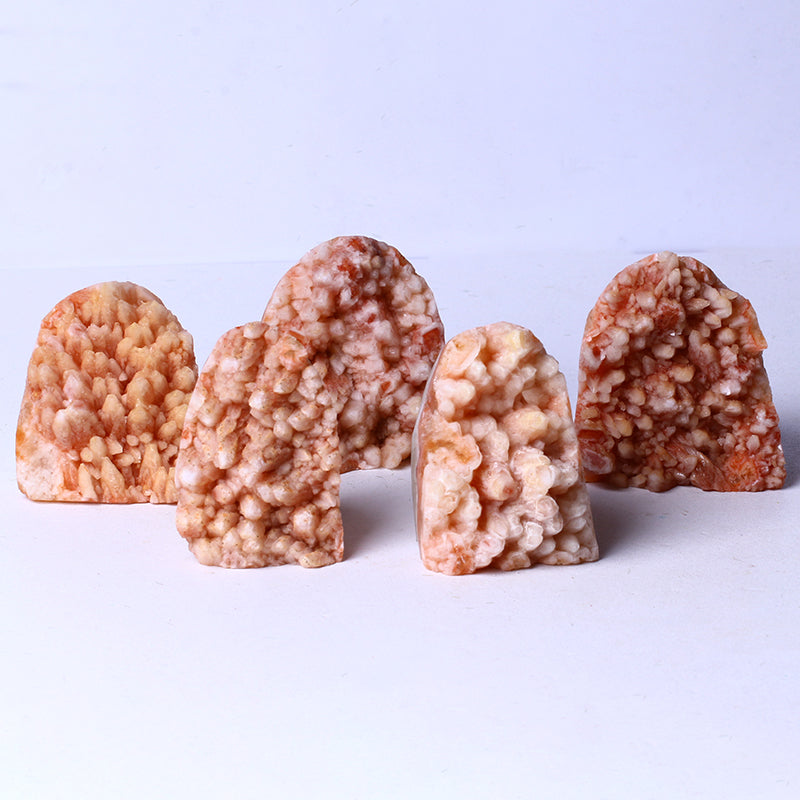Wholesale Healing Minerals Natural Quartz Peach Stilbite Cluster For Spiritual Gifts High Quality