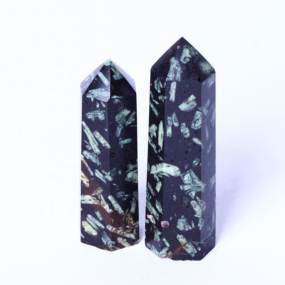 Natural High Quality Wholesale Bulk Natural Quartz Spiritual Healing Precious Stone Wand Crystal Obelisk Tower Raw Gemsto