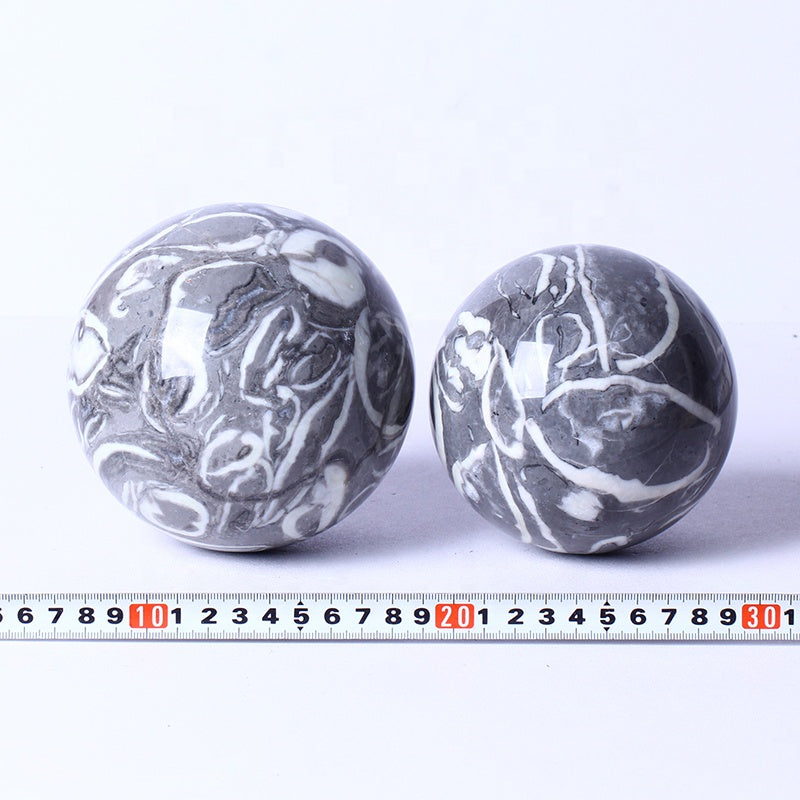 Natural High Quality Wholesale Bulk Natural Quartz Spiritual Healing Gemstone Balls Thousand Eyes Sphere For Home Decoratio