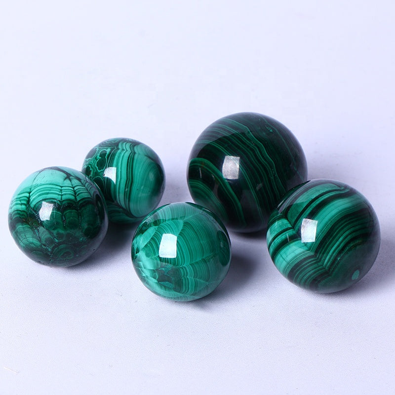 Wholesale High Quality Healing Quartz Crystal Malachite Sphere Ball Natural Gemstone Sphere For Home Decoration