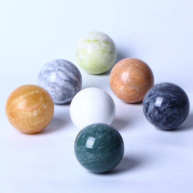 Wholesale Bulk High Quality Natural Healing Stones Quartz Balls Jade Spheres Crystal Crafts for Home Decoration