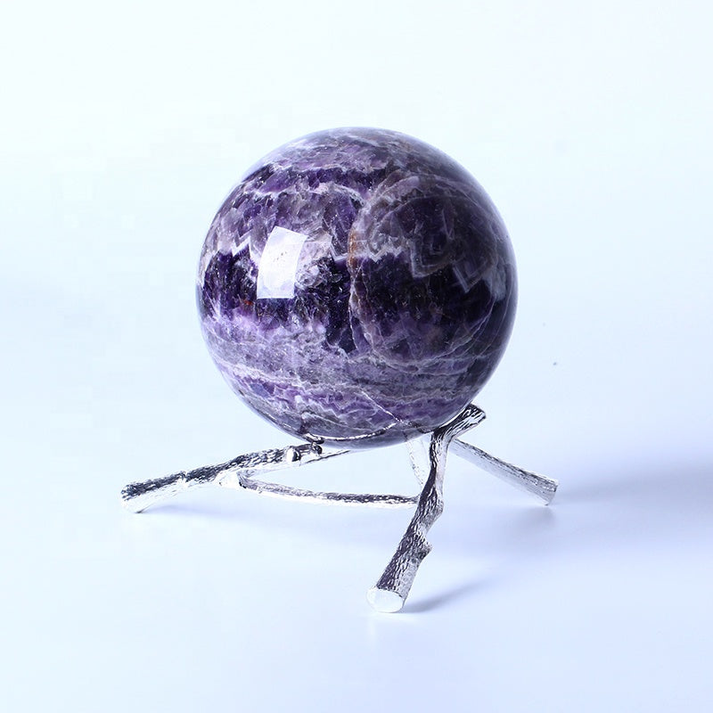 Wholesale Natural Healing Stones High Quality Dream Amethyst Sphere Huge Size Crystal Crafts For Decoration