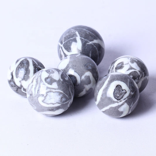 Natural High Quality Wholesale Bulk Natural Quartz Spiritual Healing Balls Small Thousand Eyes Sphere For Home Decoratio