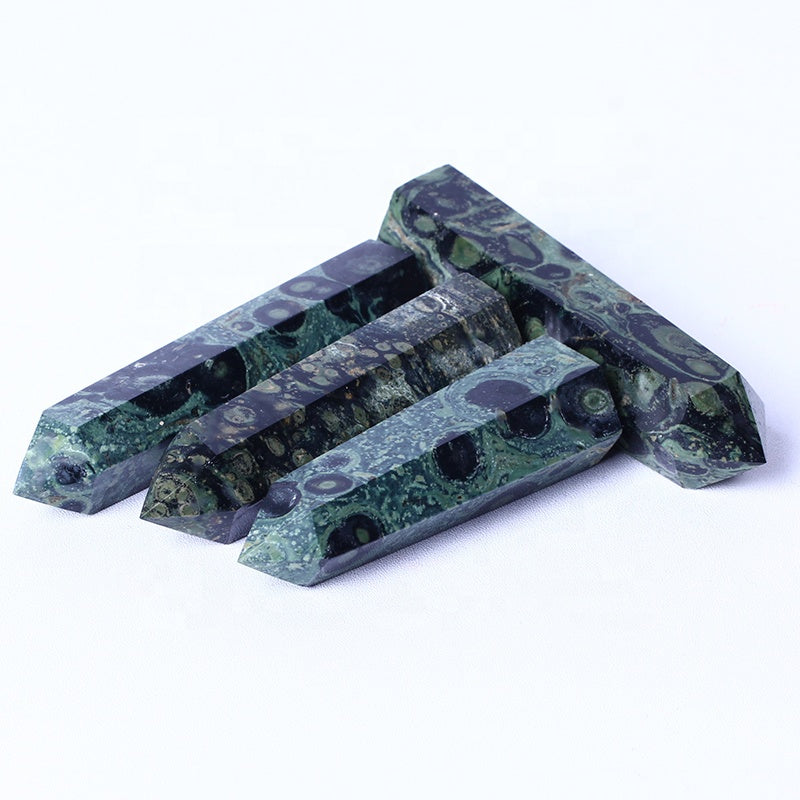 Natural High Quality Wholesale Bulk Natural Quartz Spiritual Healing Stone Crystal Wands Kambaba Jasper Tower Point Wands For F