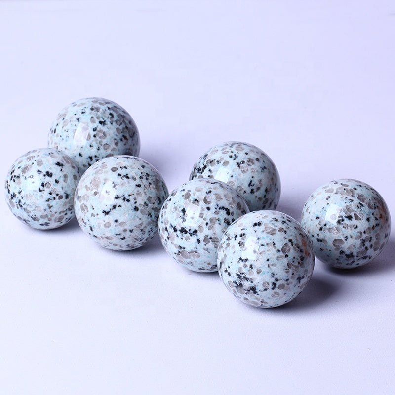 Wholesale Bulk Natural Healing Stones Kiwi Jasper Sphere Balls Crystal Crafts For Decoration