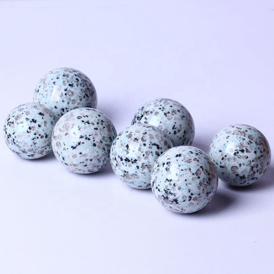 Wholesale Bulk Natural Healing Stones Kiwi Jasper Sphere Balls Crystal Crafts For Decoration