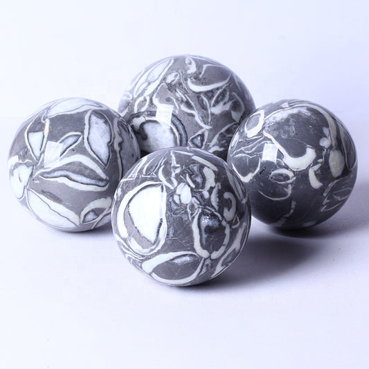 Natural High Quality Wholesale Bulk Natural Quartz Spiritual Healing Gemstone Balls Thousand Eyes Sphere For Home Decoratio