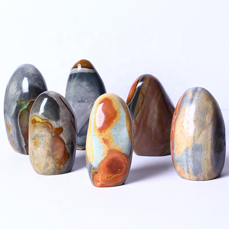 Wholesale Natural Healing Ocean stone Free Form Reiki Raw Gemstone Polychrome Jasper Rough Stone For Decoration