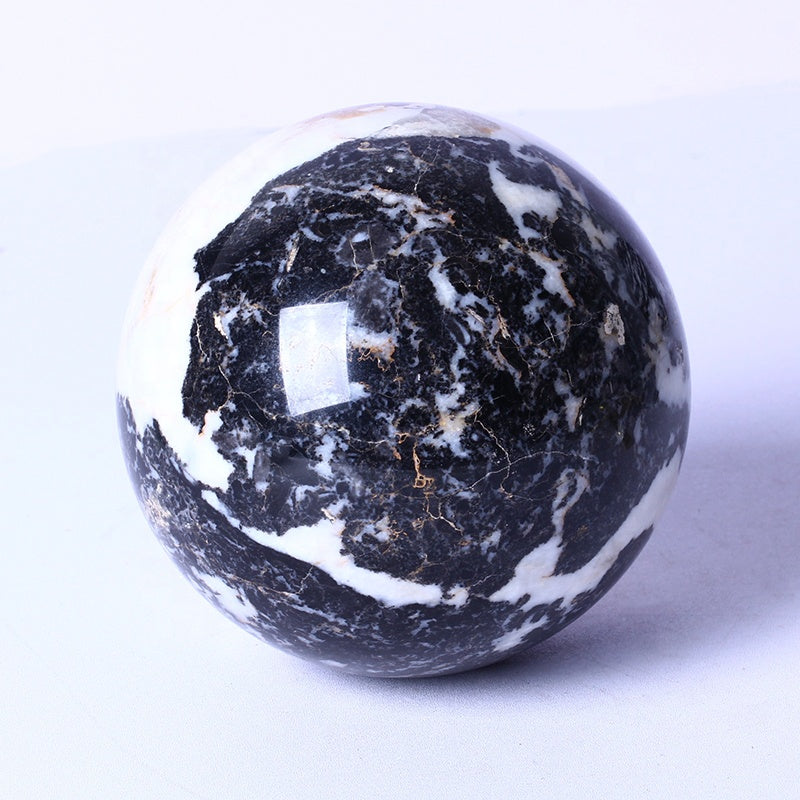 Wholesale High Quality Gemstone Healing Folk Natural Zebra Stone Sphere crystal craft or decoration