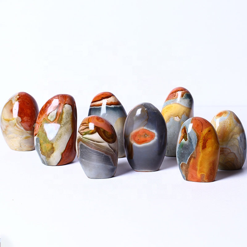Wholesale Natural Healing Ocean stone Free Form Reiki Raw Gemstone Polychrome Jasper Rough Stone For Decoration