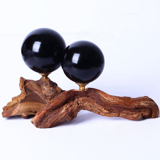 Wholesale High Quality Healing Gemstones Crystal Balls Obsidian Spheres Natural Stone Sphere For Home Decoration