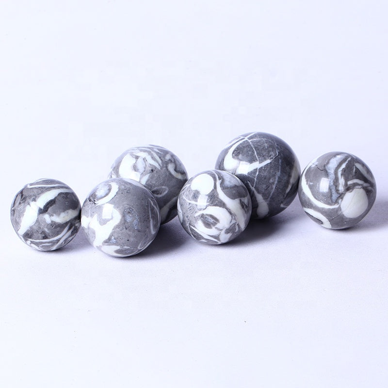Natural High Quality Wholesale Bulk Natural Quartz Spiritual Healing Balls Small Thousand Eyes Sphere For Home Decoratio