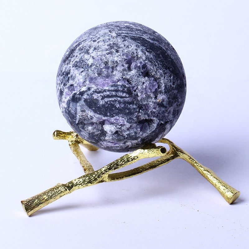 Wholesale Natural Healing Crystal Ball Polished Druzy Sphalerite Crystal Sphere Crystal Crafts For Home Decoration
