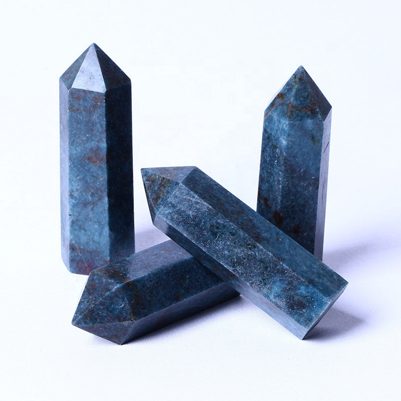 8Bulk Wholesale Natural Crystal Point Natural Ruby Kyanite Tower Healing Point For Feng Shui Decoration