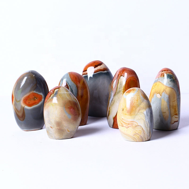 Wholesale Natural Healing Ocean stone Free Form Reiki Raw Gemstone Polychrome Jasper Rough Stone For Decoration