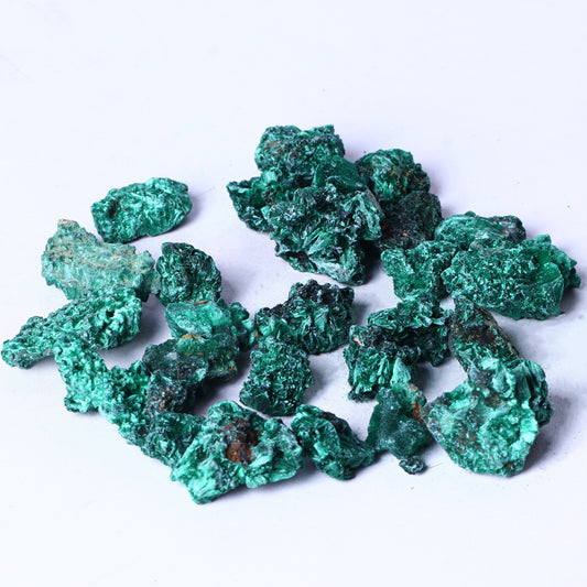 Natural High Quality Wholesale Bulk Natural Spiritual Healing Gemstone Raw Mineral Specimen Malachite Quartz Rough Stone