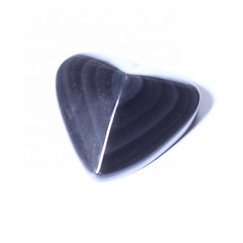 Wholesale High Quality Healing Gemstones Crystal Rainbow Obsidian Heart Natural Sheen Stone For Decoration