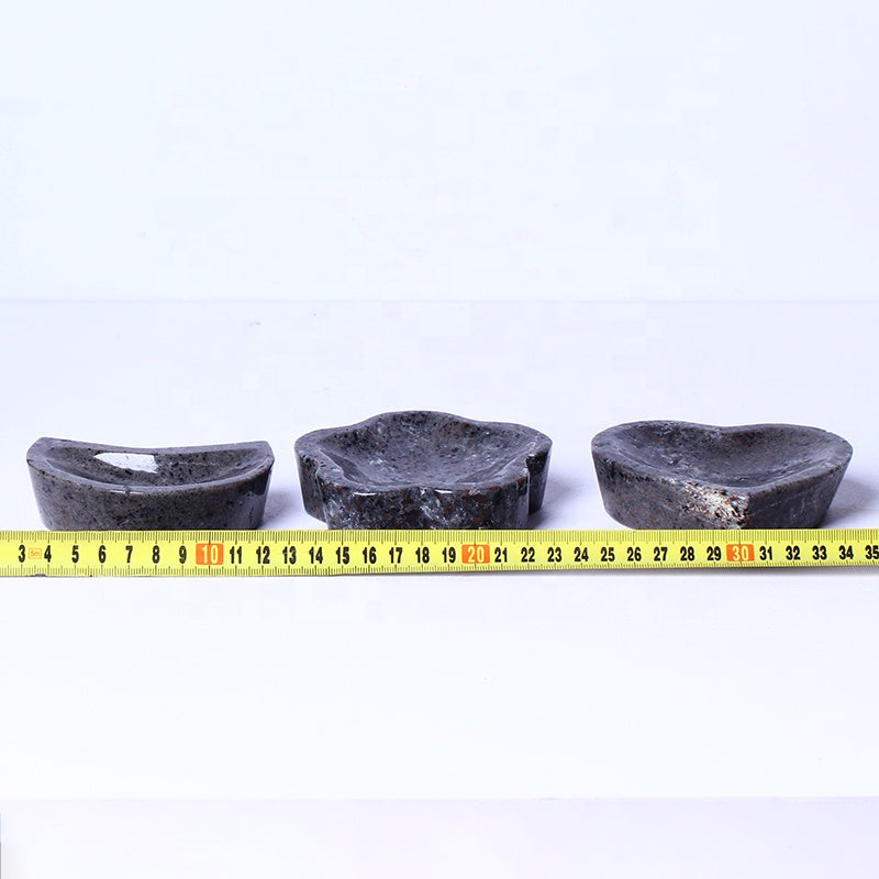 High Quality Bulk Wholesale Natural Hand Carved Healing Polished Rough Stones Crystal Crafts Yooperlite Bowl For Collection Home