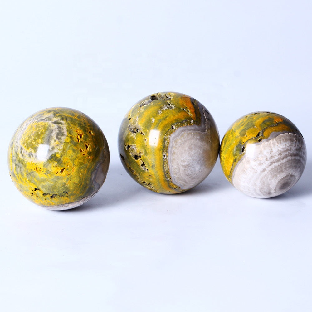 High Quality Wholesale Beautiful Polished Healing Quartz Crystal ball Natural Bumblebee Sphere For Home Decoration