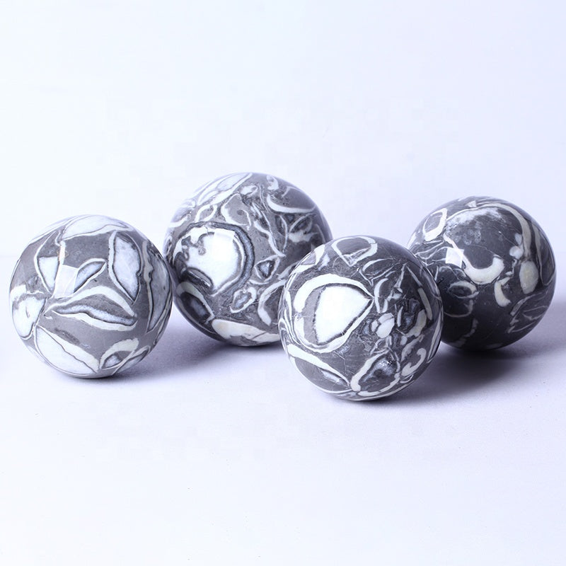 Natural High Quality Wholesale Bulk Natural Quartz Spiritual Healing Gemstone Balls Thousand Eyes Sphere For Home Decoratio