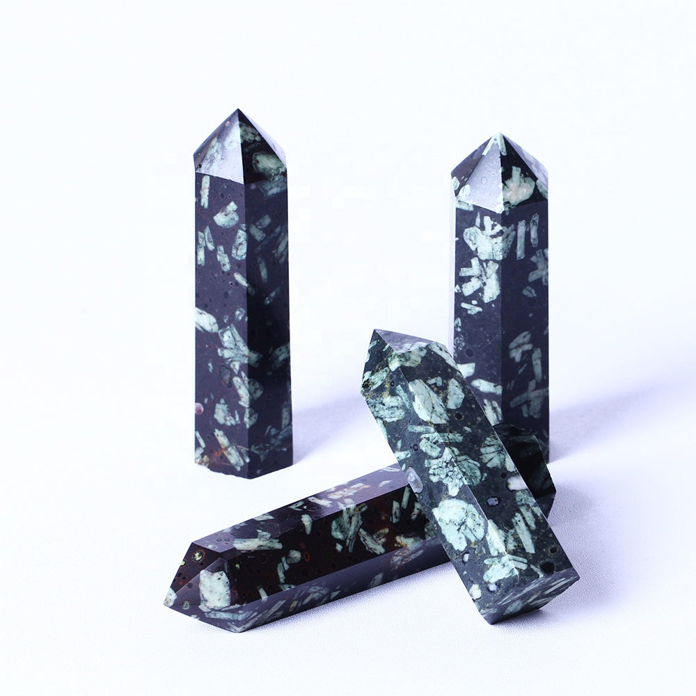 Natural High Quality Wholesale Bulk Natural Quartz Spiritual Healing Precious Stone Wand Crystal Obelisk Tower Raw Gemsto