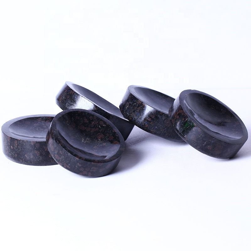 Wholesale Gemstone Hand Carved Healing Pulm Tourmaline Bowl Natural Crystal Bowl For Decoration