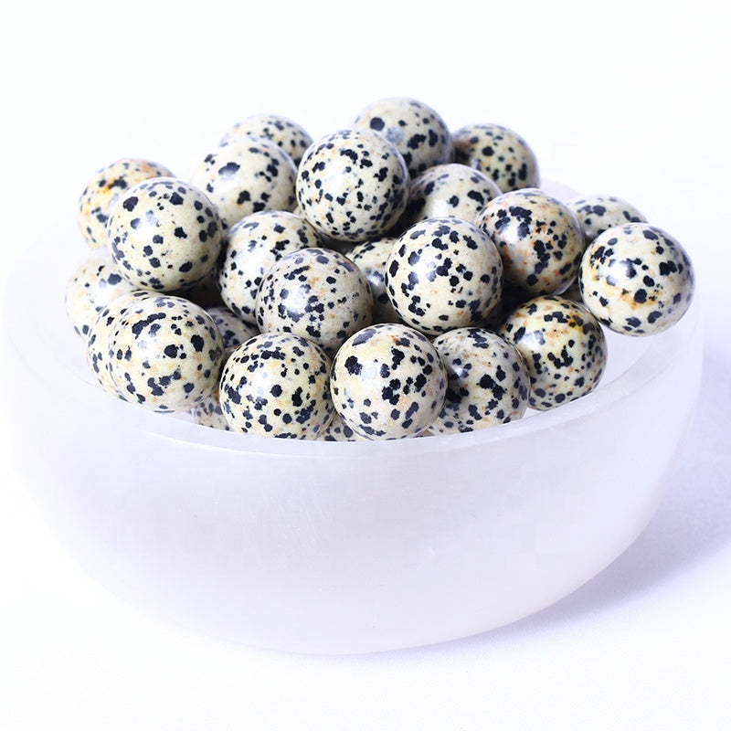Wholesale High Quality Natural Crystal Ball Healing Stones Small Dalmatian Jasper Sphere For Gifts And Decoration