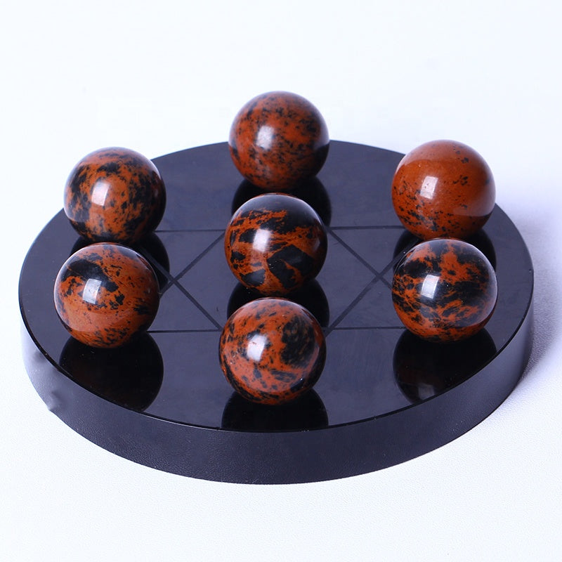 Wholesale Healing Gemstones Small Crystal Balls Red Obsidian Quartz Spheres Natural Stone Sphere