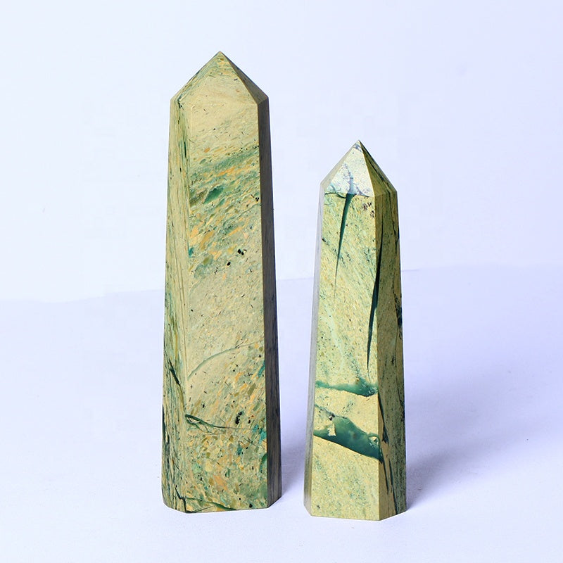 Wholesale Natural Healing Crystal Stones Raw Gemstone Healing Polished Wand Phoenix Onyx Tower Crafts Quartz Points For De