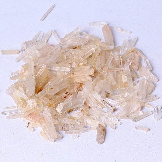 Wholesale Natural Polished Clear Quartz Crystal Strip Yellow Crystal Stone Slender Strips Rough For Decoration