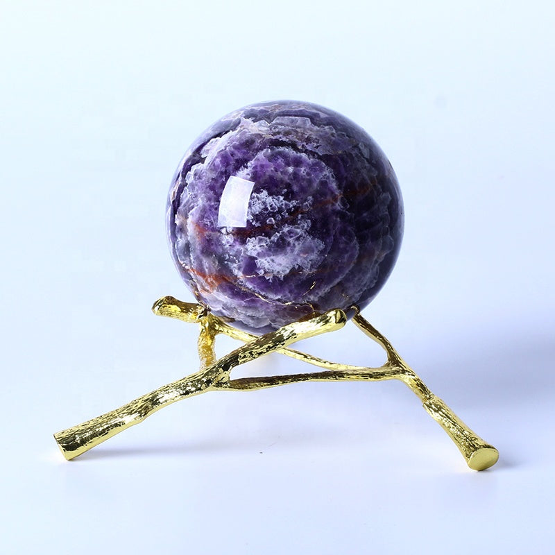 Wholesale Natural Healing Stones High Quality Dream Amethyst Sphere Huge Size Crystal Crafts For Decoration