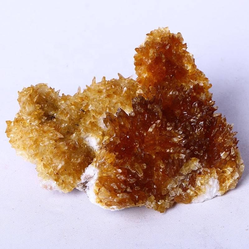 Wholesale Natural Healing Stones Rough Stone Raw Gemstone Honey Orange Calcite Mineral Specimens Cluster For Decoration