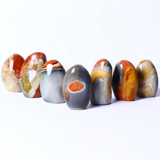 Wholesale Natural Healing Ocean stone Free Form Reiki Raw Gemstone Polychrome Jasper Rough Stone For Decoration