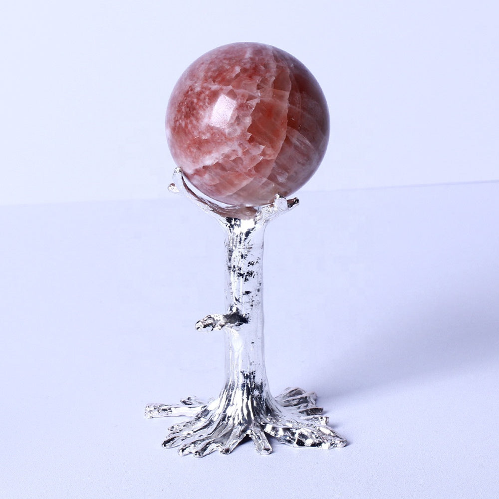 Wholesale Natural Gemstone Healing Crafts Crystal Stone Ball Pink Caribbean Calcite Quartz Crystal Sphere Crystal For Decorati
