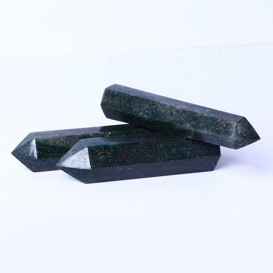 Wholesale bulk Spiritual Quartz Obelisk Healing Stone Tower Green strawberry quartz Towers Point Wand for decoration