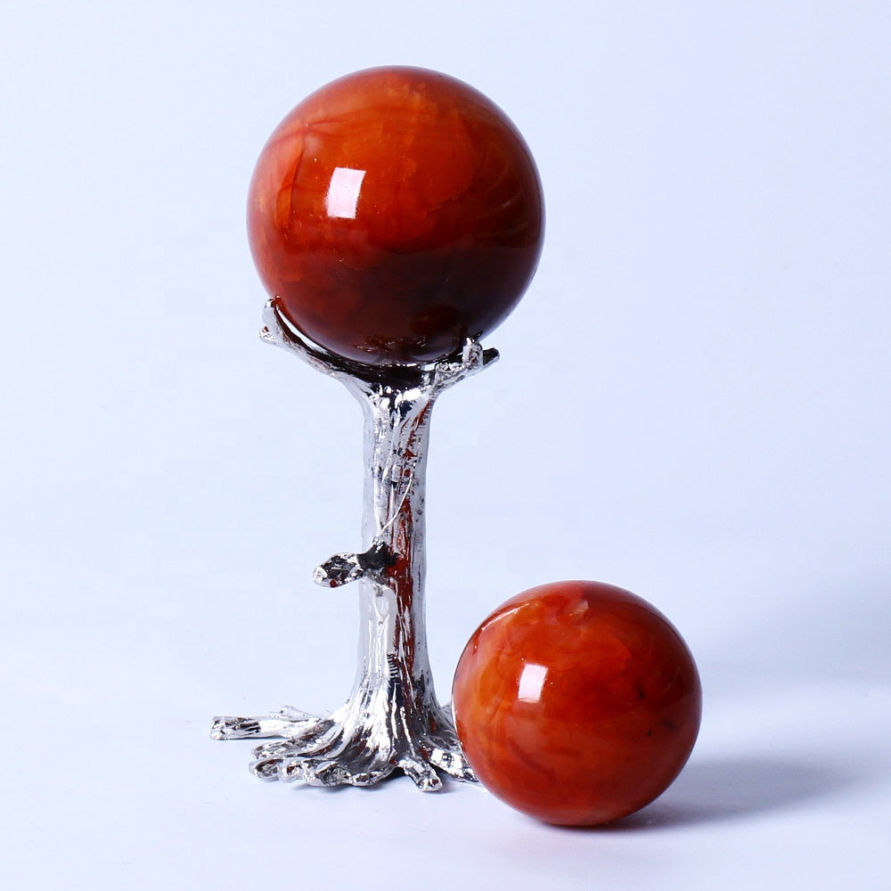 Crystal Ball Red Agate Sphere Carnelian Sphere for Home Decoration Wholesale High Quality Polished Healing Quartz Natural CN;JIA
