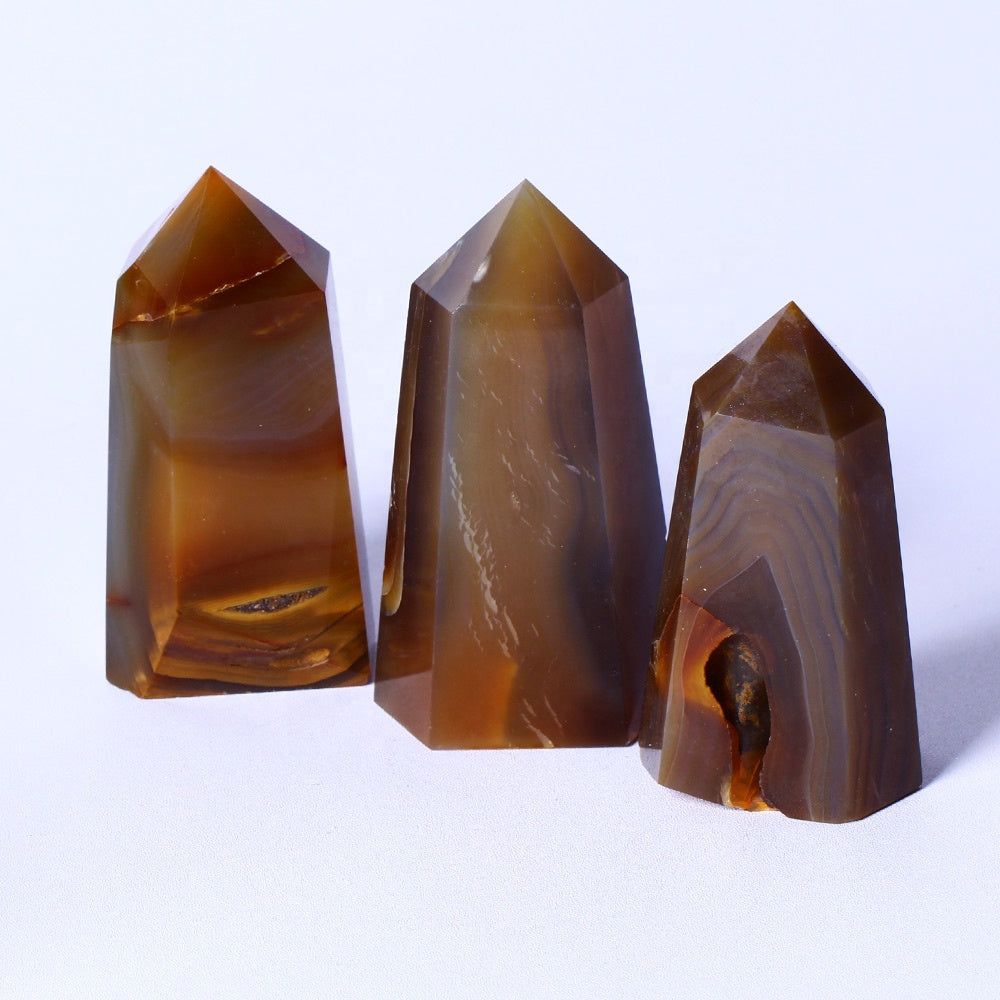 Natural High Quality Wholesale Bulk Natural Quartz Spiritual Healing Gemstone Quartz Carnelian Tower Druzy Magics Stones For Ho