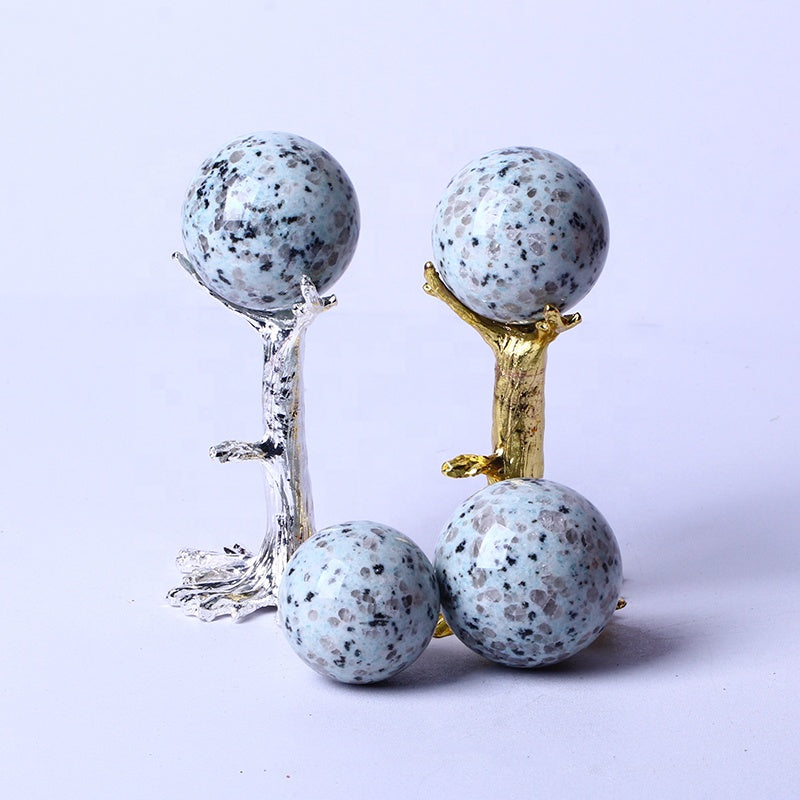 Wholesale Bulk Natural Healing Stones Kiwi Jasper Sphere Balls Crystal Crafts For Decoration