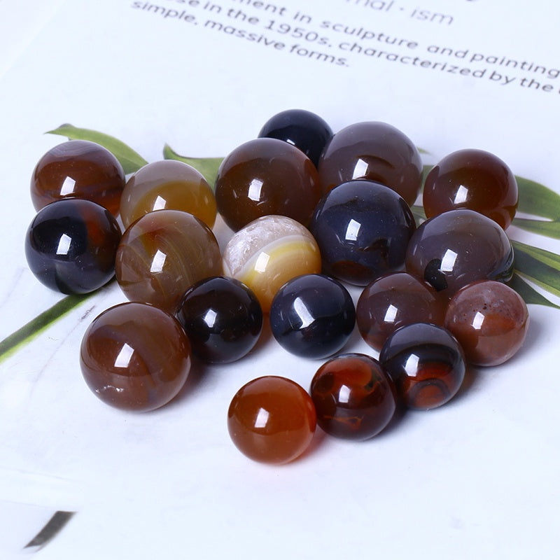 Wholesale High Quality Polished Healing Quartz Crystal ball Natural Gemstones Small Agate Crystal Spheres For Home Decoration
