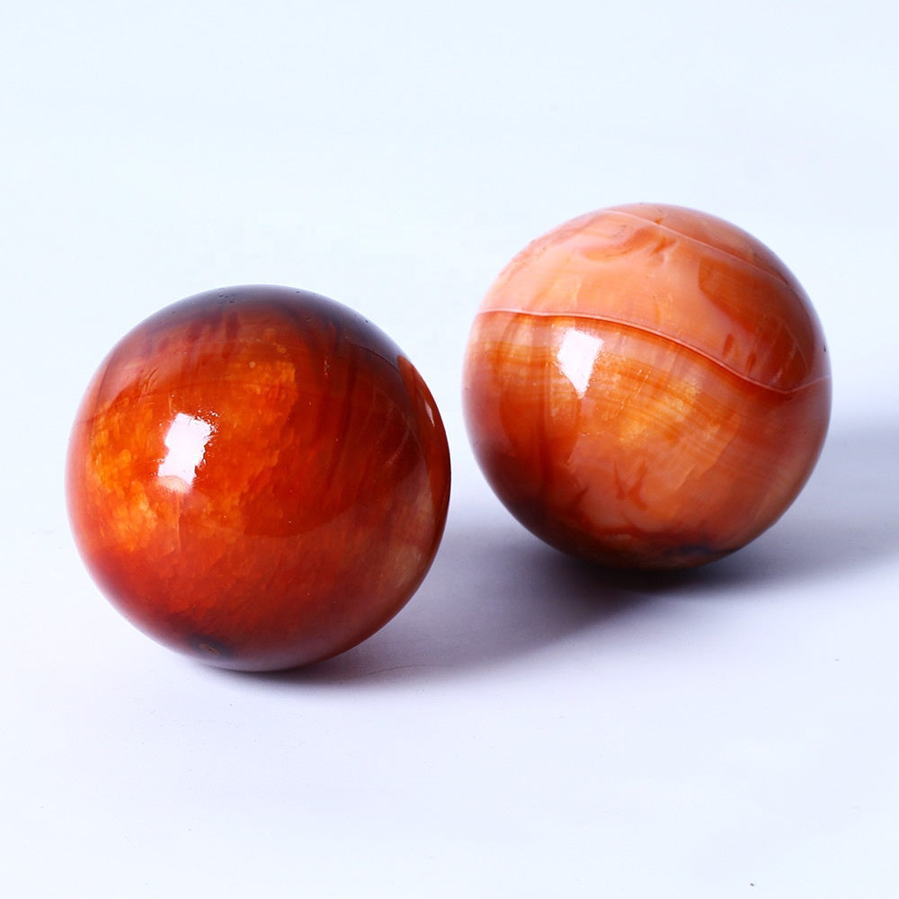 Crystal Ball Red Agate Sphere Carnelian Sphere for Home Decoration Wholesale High Quality Polished Healing Quartz Natural CN;JIA