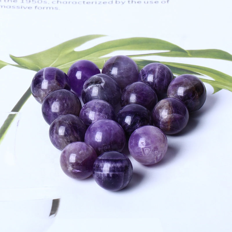 Wholesale High Quality Natural Crystal Ball Healing Stones Small Amethyst Crystal Sphere For Gifts And Decoration