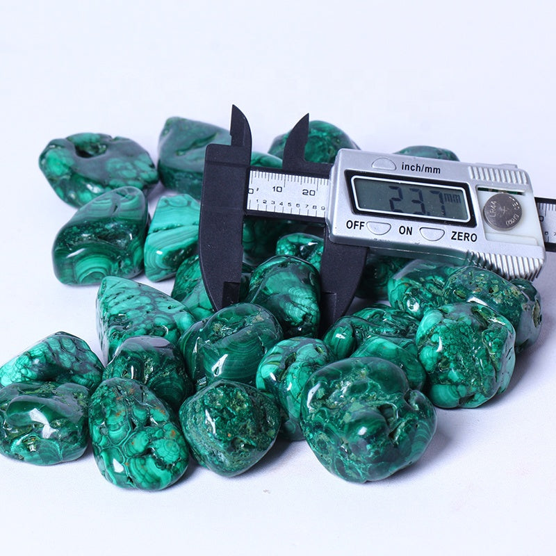 Wholesale High Quality Natural Polished Rough Energy Stones Malachite Tumble Stone Crystal Crafts Gemstone For Home Decoration