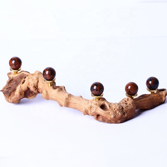 Wholesale Healing Gemstones Small Crystal Balls Red Obsidian Quartz Spheres Natural Stone Sphere