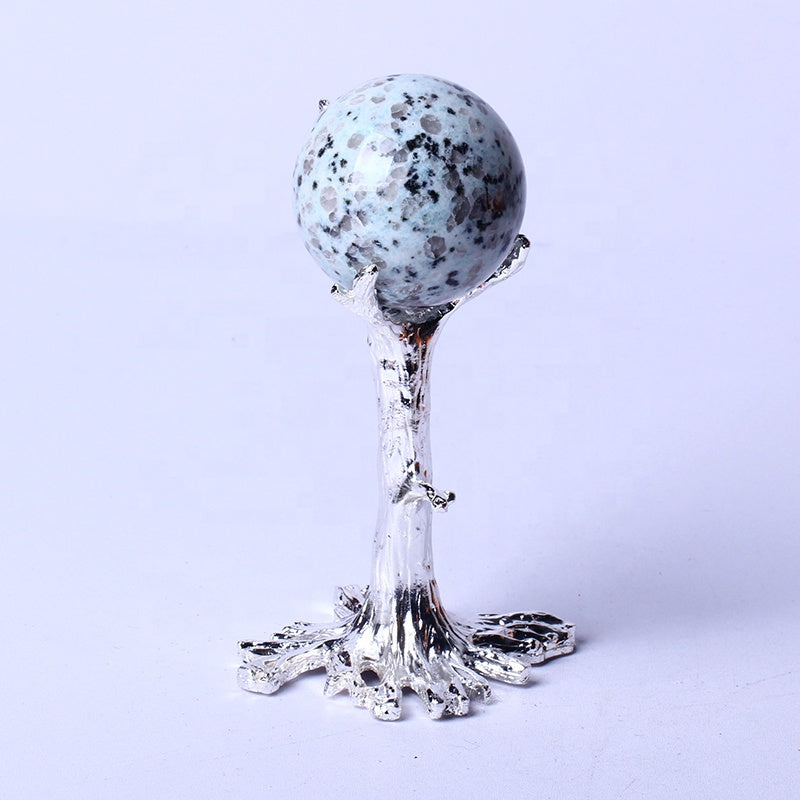 Wholesale Bulk Natural Healing Stones Kiwi Jasper Sphere Balls Crystal Crafts For Decoration
