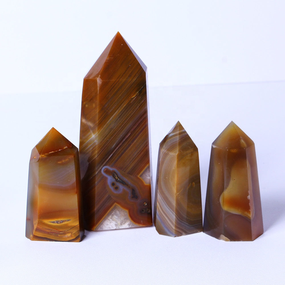 Natural High Quality Wholesale Bulk Natural Quartz Spiritual Healing Gemstone Quartz Carnelian Tower Druzy Magics Stones For Ho